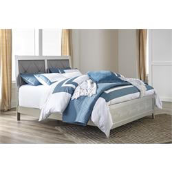 KING UPH-PANEL BED-SILVER B560-82/97 Image